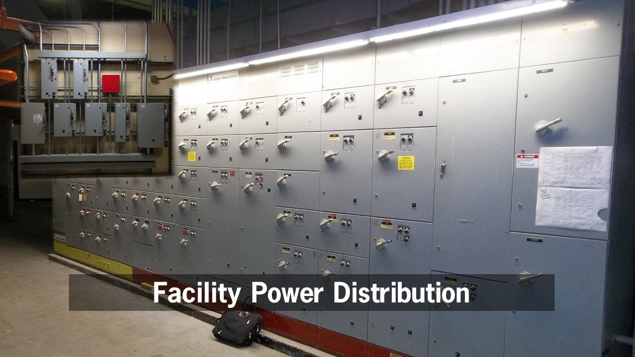 Facility electrical power distribution equipment