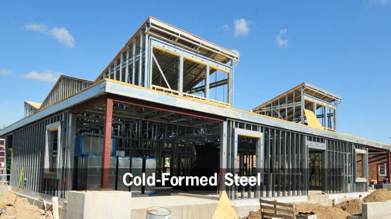 Cold-formed steel building framing