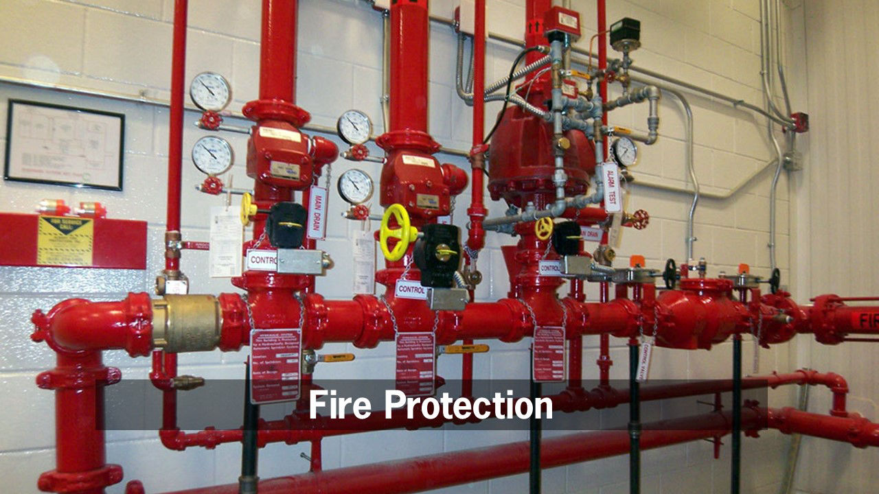 Fire protection piping and controls